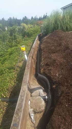 Curtain Drains Port Angeles Sequim Excavation And Landscaping